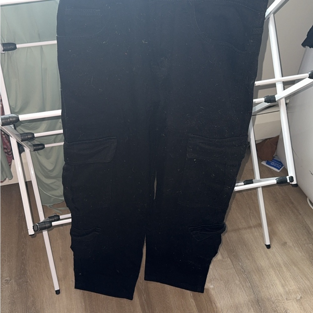 Men's Black Cargo Pants